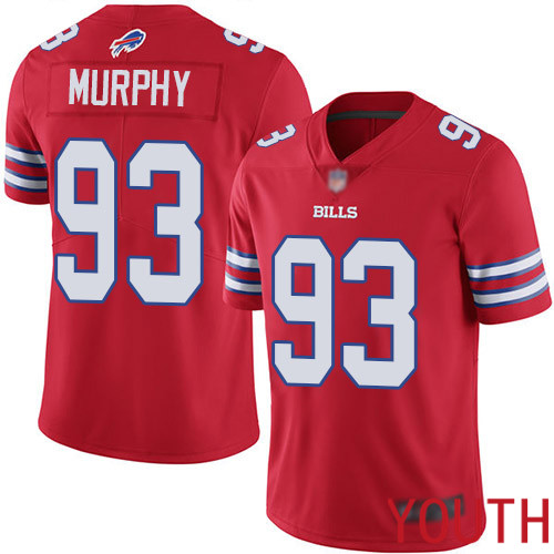 Youth Buffalo Bills #93 Trent Murphy Limited Red Rush Vapor Untouchable NFL Jersey